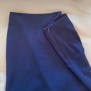 MM LaFleur navy strait skirt Size 6